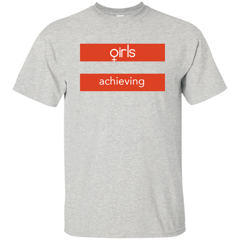 Girls Achieving G200 Gildan Ultra Cotton T-Shirt - PR FLAGS UP