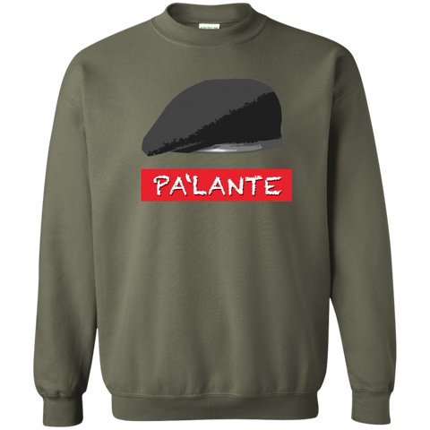 PA'LANTE Printed Crewneck Pullover Sweatshirt  8 oz - PR FLAGS UP