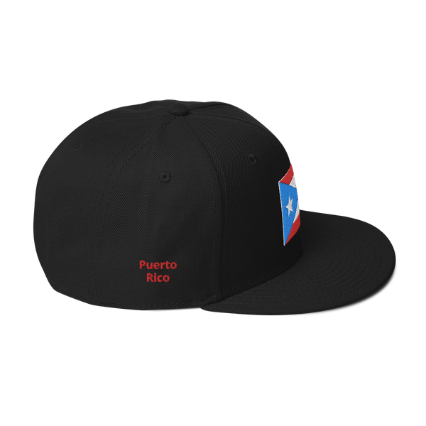 PR Light Blue Flag Snapback Hat